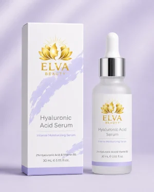ELVA Beauty Hyaluronic Acid Serum – Intense Moisturizing Serum