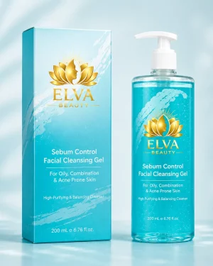 ELVA Beauty Sebum Control Facial Cleansing Gel